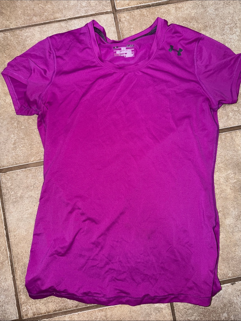 Under Armour Women's Bright Magenta Short Sleeve Tech Tee